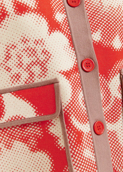 Cardigan Joly Orange-Brulee