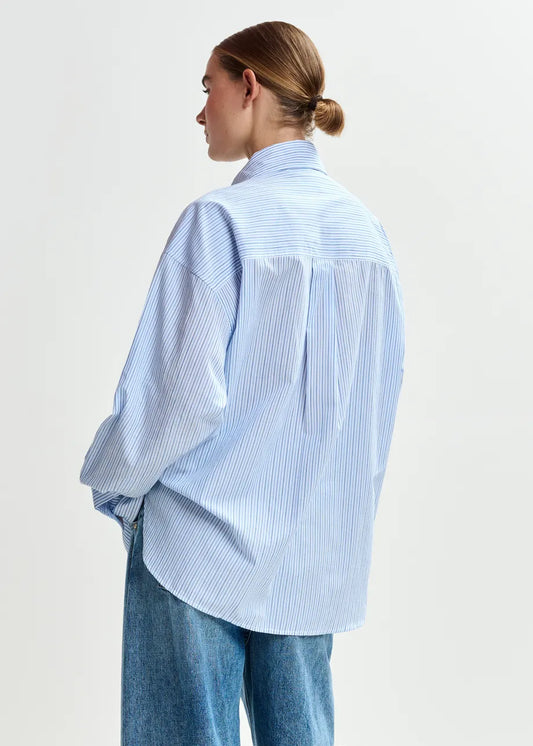 Women Button-Down Shirt 100% Cotton Poplin - Off-White