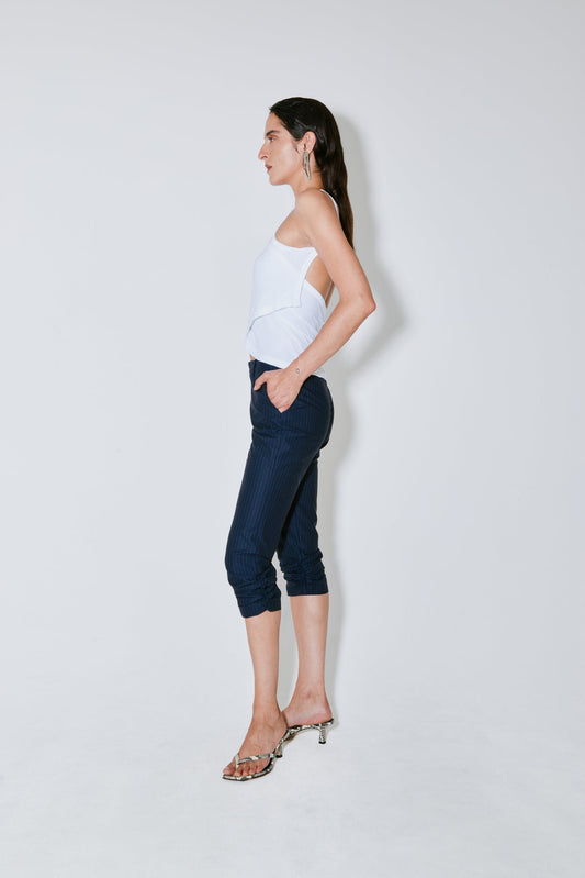 Jeans Panetone Navy-White-Stripes