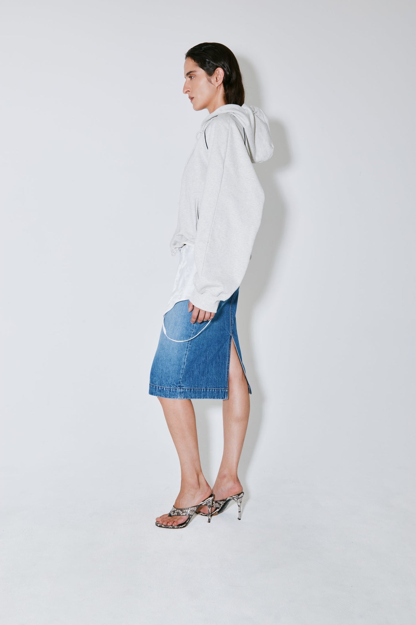 Facon Jacmin | Soulwax  Jacket - Boxy Cotton Outerwear Light-Grey