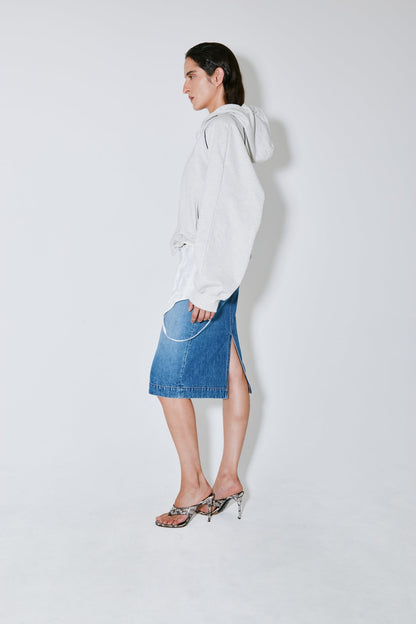 Facon Jacmin | Soulwax  Jacket - Boxy Cotton Outerwear Light-Grey