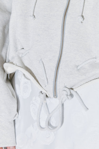 Facon Jacmin | Soulwax  Jacket - Boxy Cotton Outerwear Light-Grey
