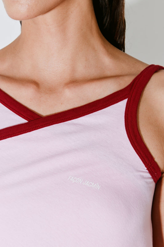 Tank Timothee Light-Pink-Red