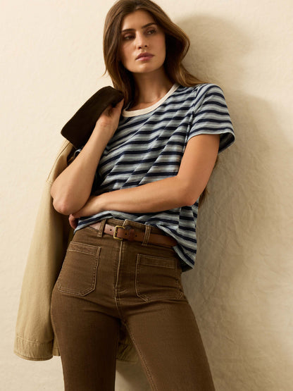 Tshirt Wks2516 Harbor-Haze-Stripe