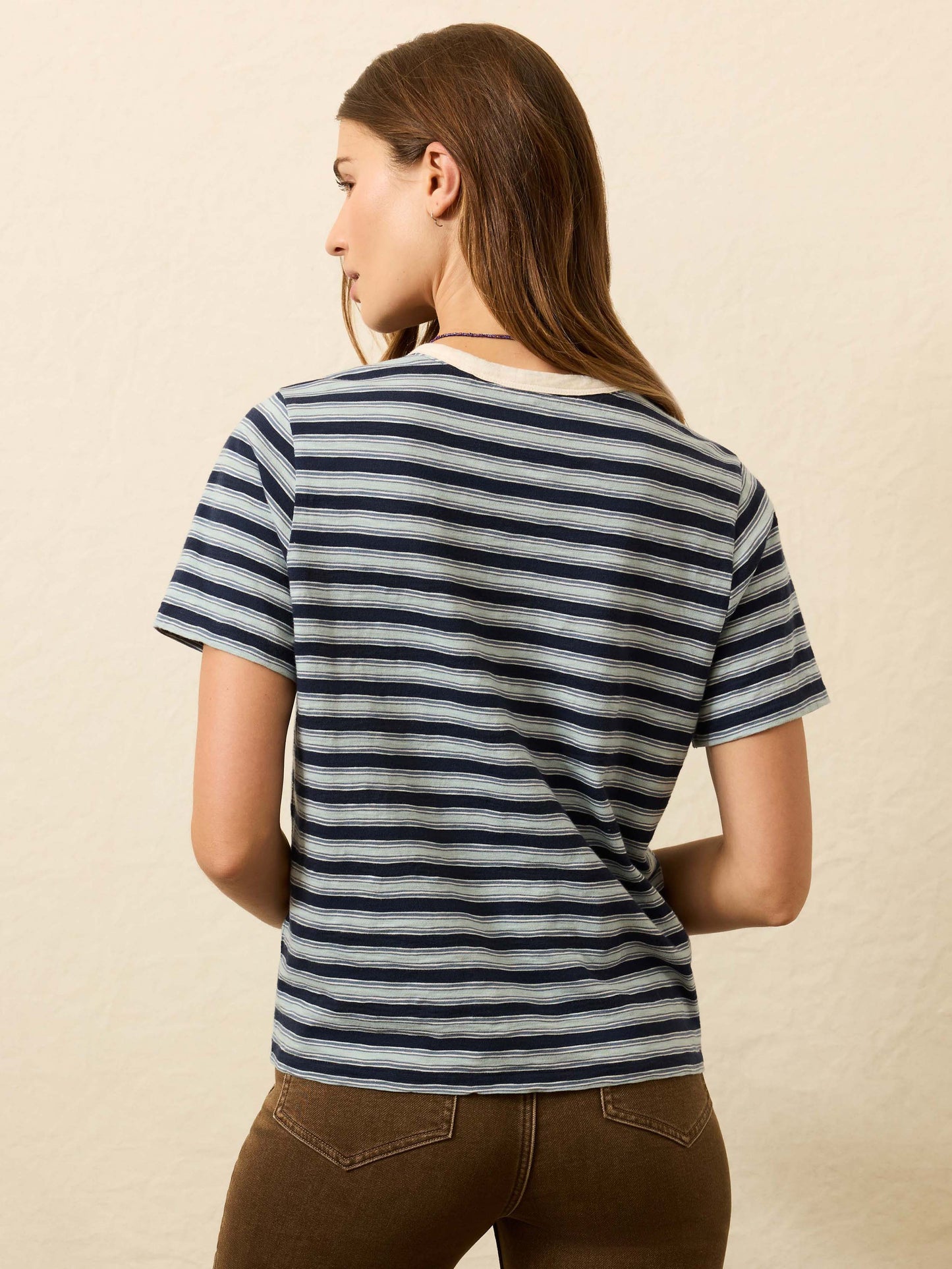 Tshirt Wks2516 Harbor-Haze-Stripe