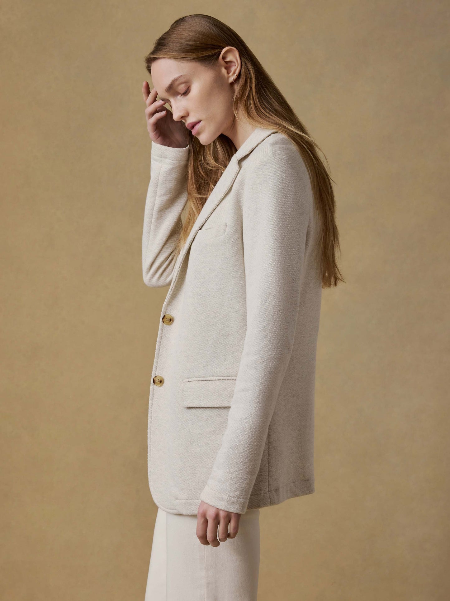 Jacket Wos2507 Light-Oatmeal-Melang
