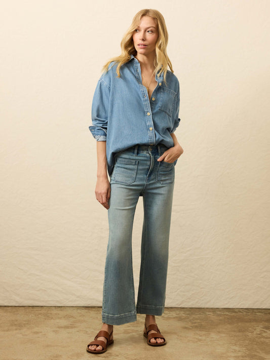 Denim Shirt Wwf2403 Glacier-Bay-Wash