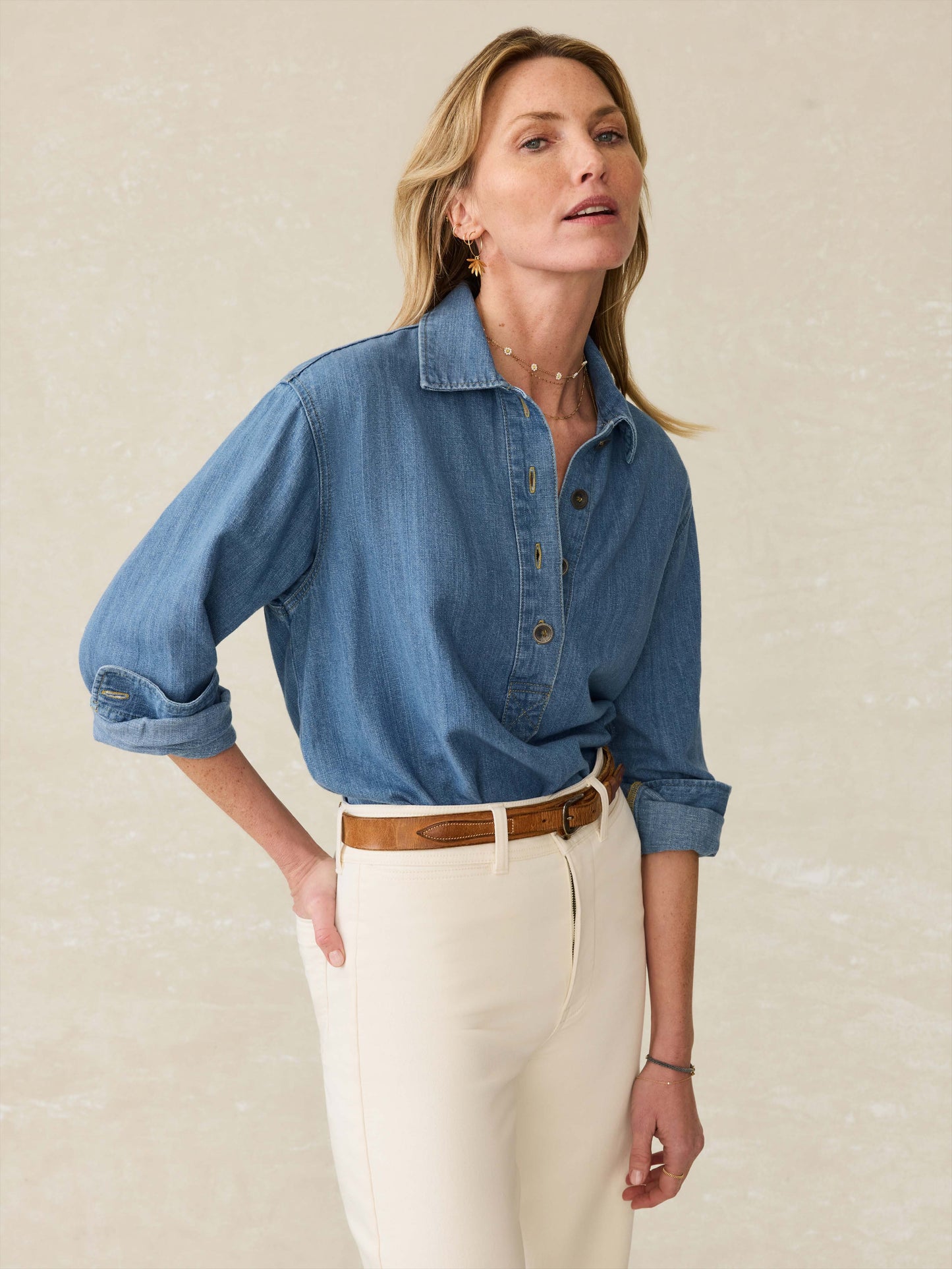 Denim Shirt Wws2519 Coastal-Cloud-Wash