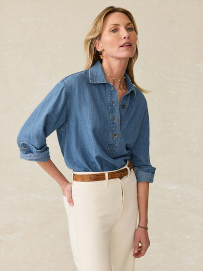 Denim Shirt Wws2519 Coastal-Cloud-Wash