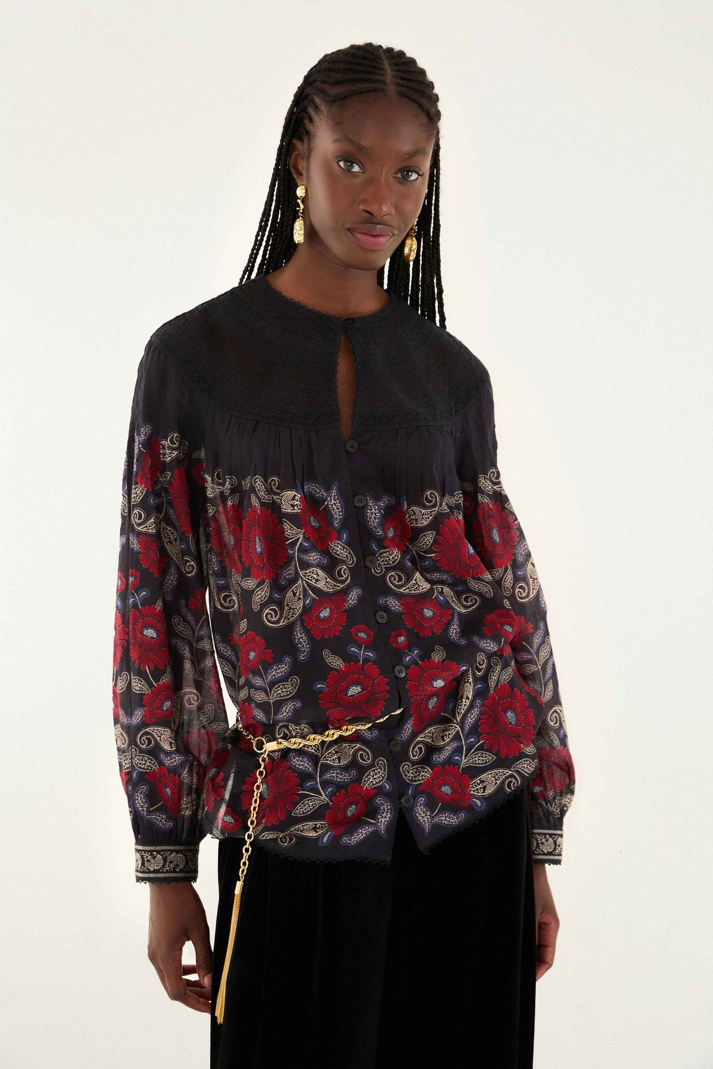 Blouse 339811 Valentina-Black