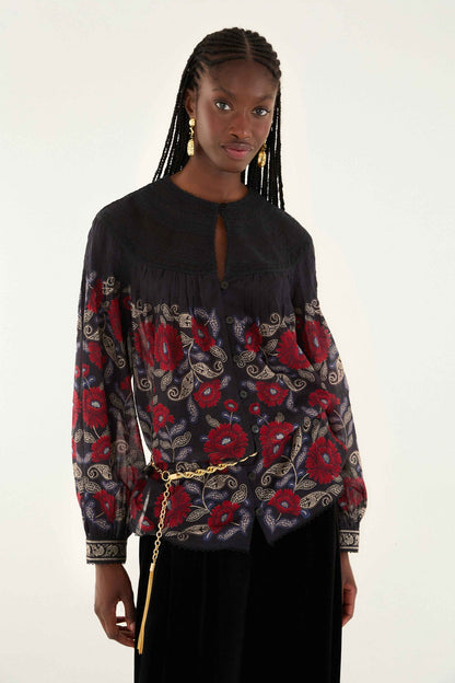 Blouse 339811 Valentina-Black