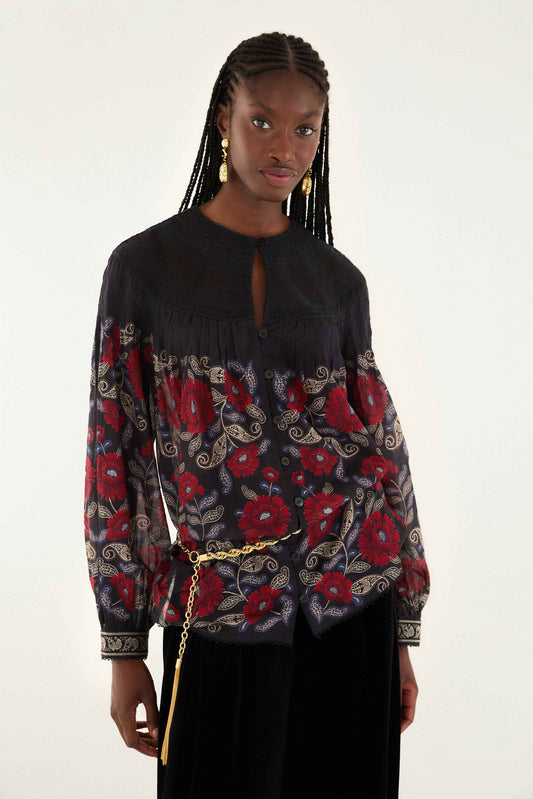 Blouse 339811 Valentina-Black