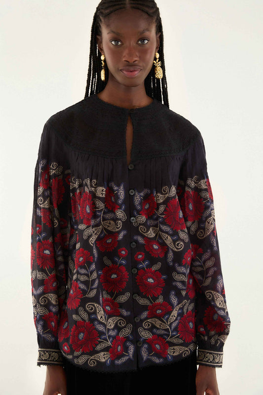 Blouse 339811 Valentina-Black