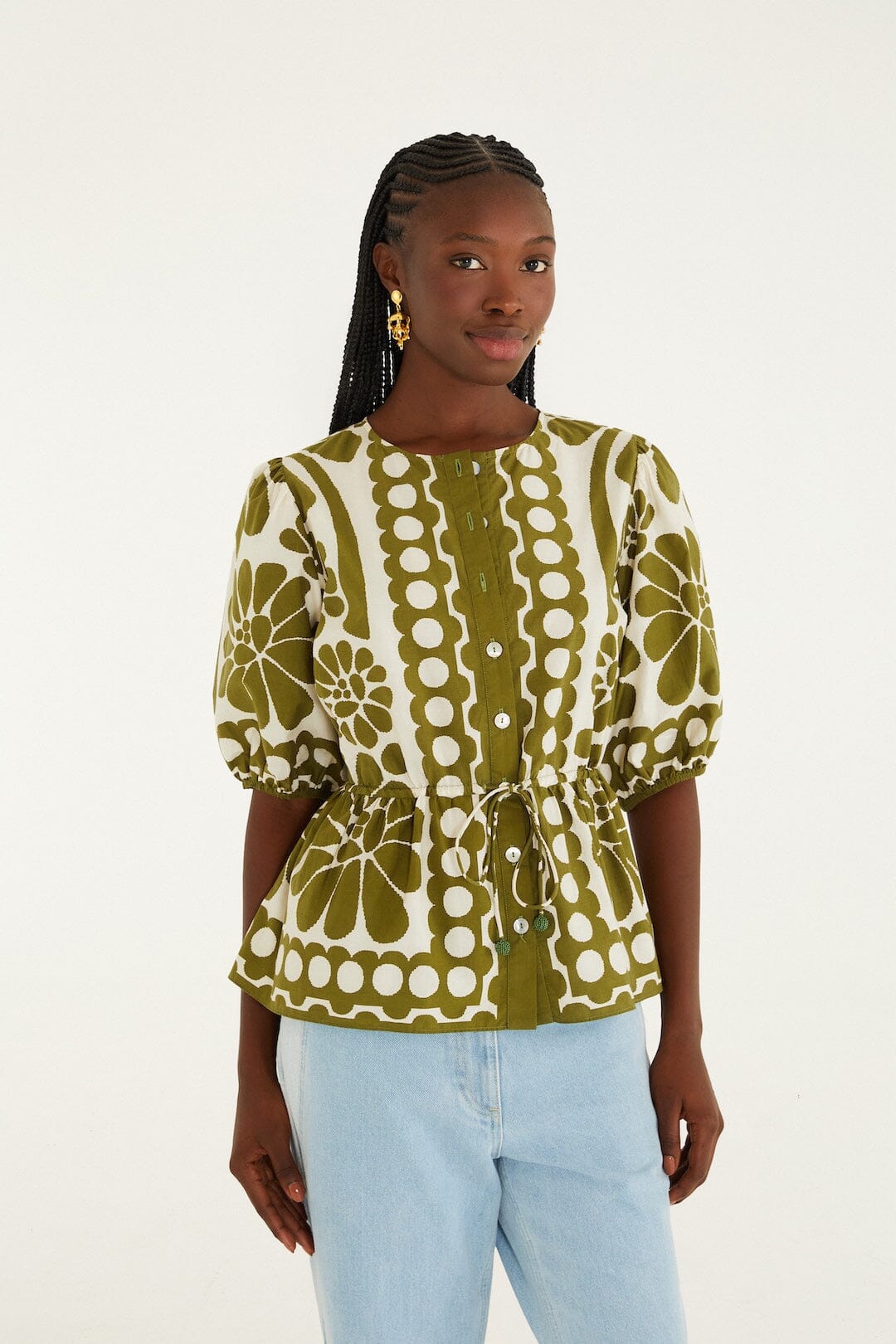Blouse 344603 Palermo-Green