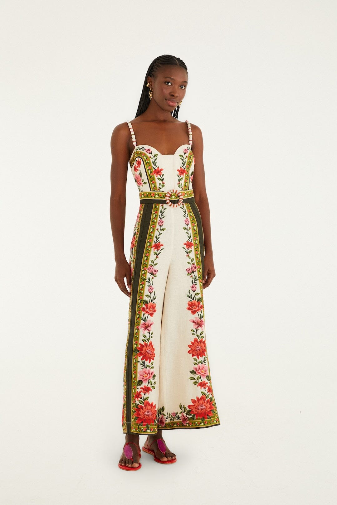 Jumpsuit 344883 Floral-Paula-Black