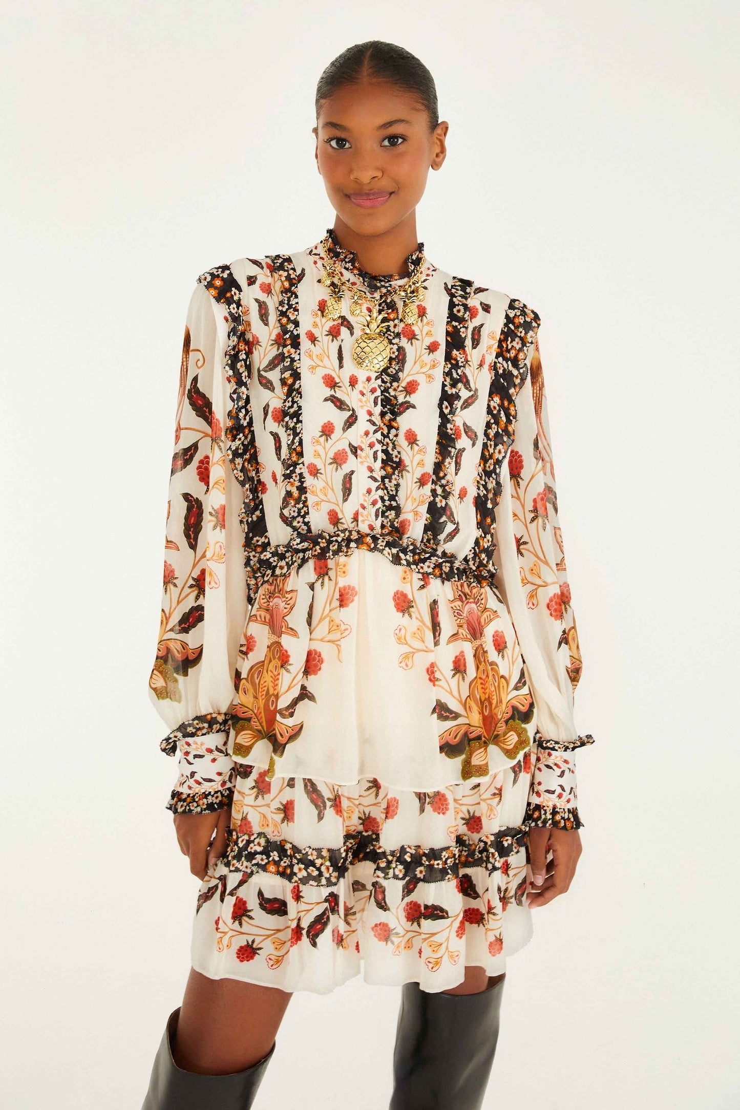 Dress 346118 Berry-Garden-Cream