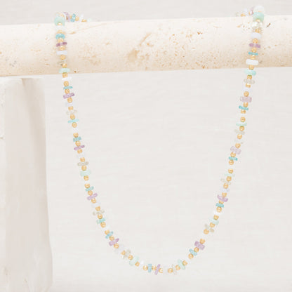 Necklace Anisha Multico-Amazonite