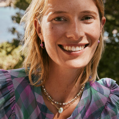 Necklace Anisha Multico-Amazonite