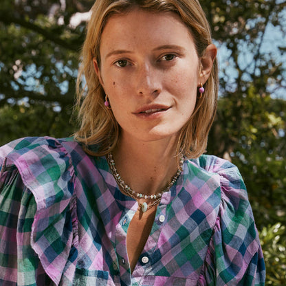 Necklace Anisha Multico-Amazonite