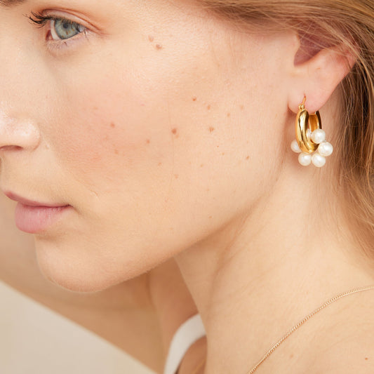 Earring Florencia Perle-Blanc