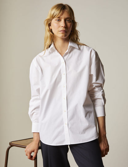Shirt Delina Poplin Blanc