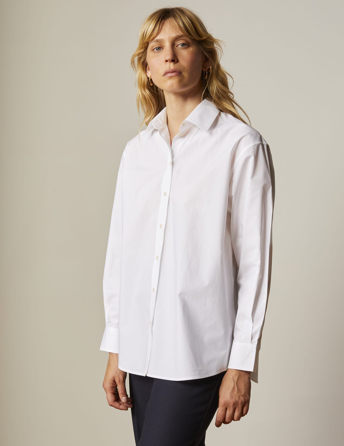 Shirt Delina Poplin Blanc