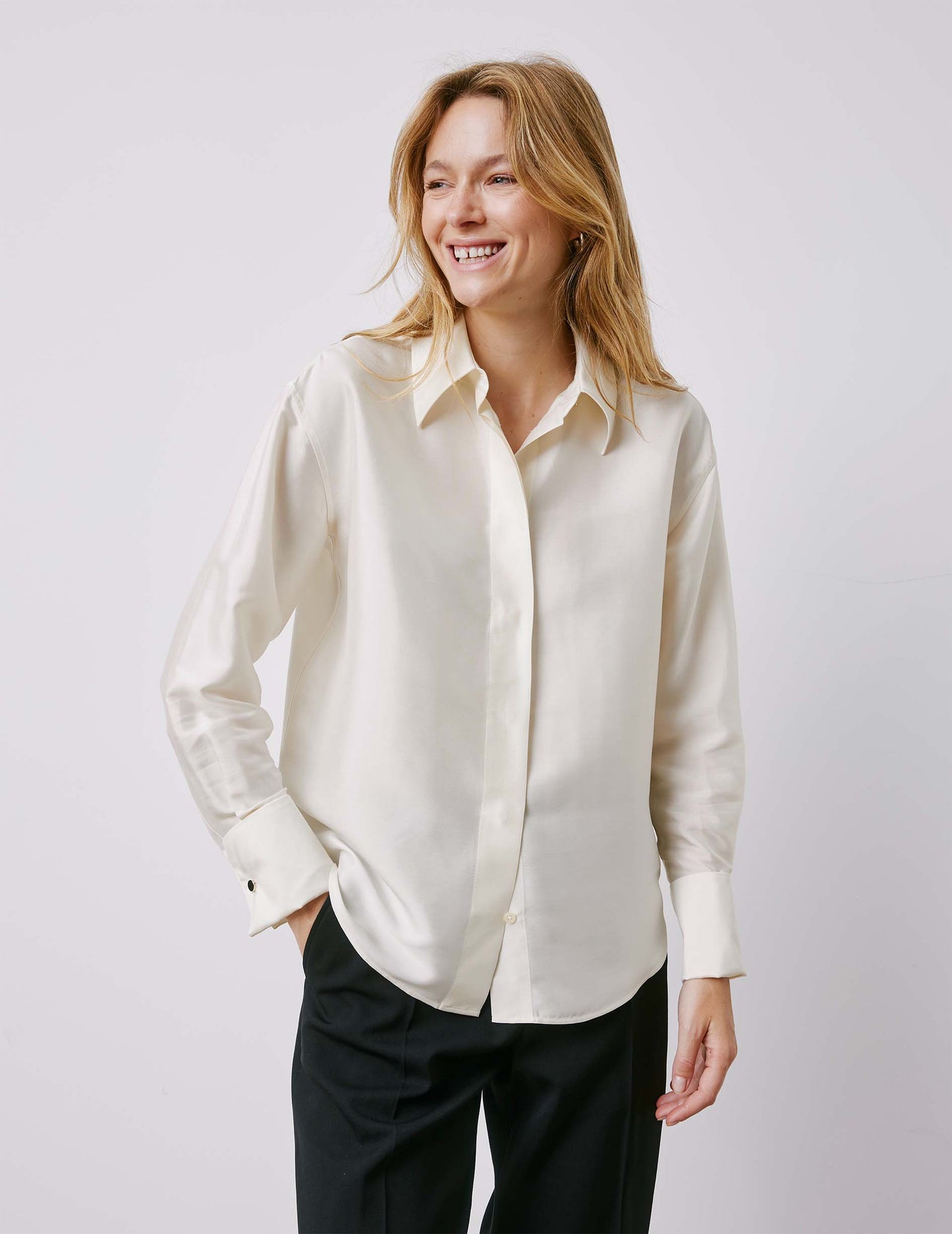Shirt Irisa Cuffs Blanc
