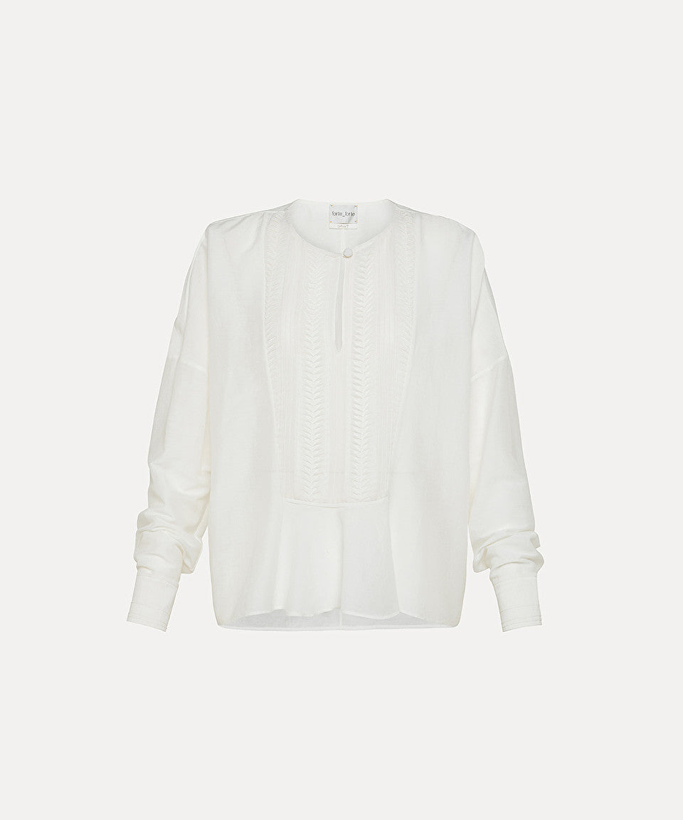 Blouse Voile Shirt 12903_my Shirt Ivory