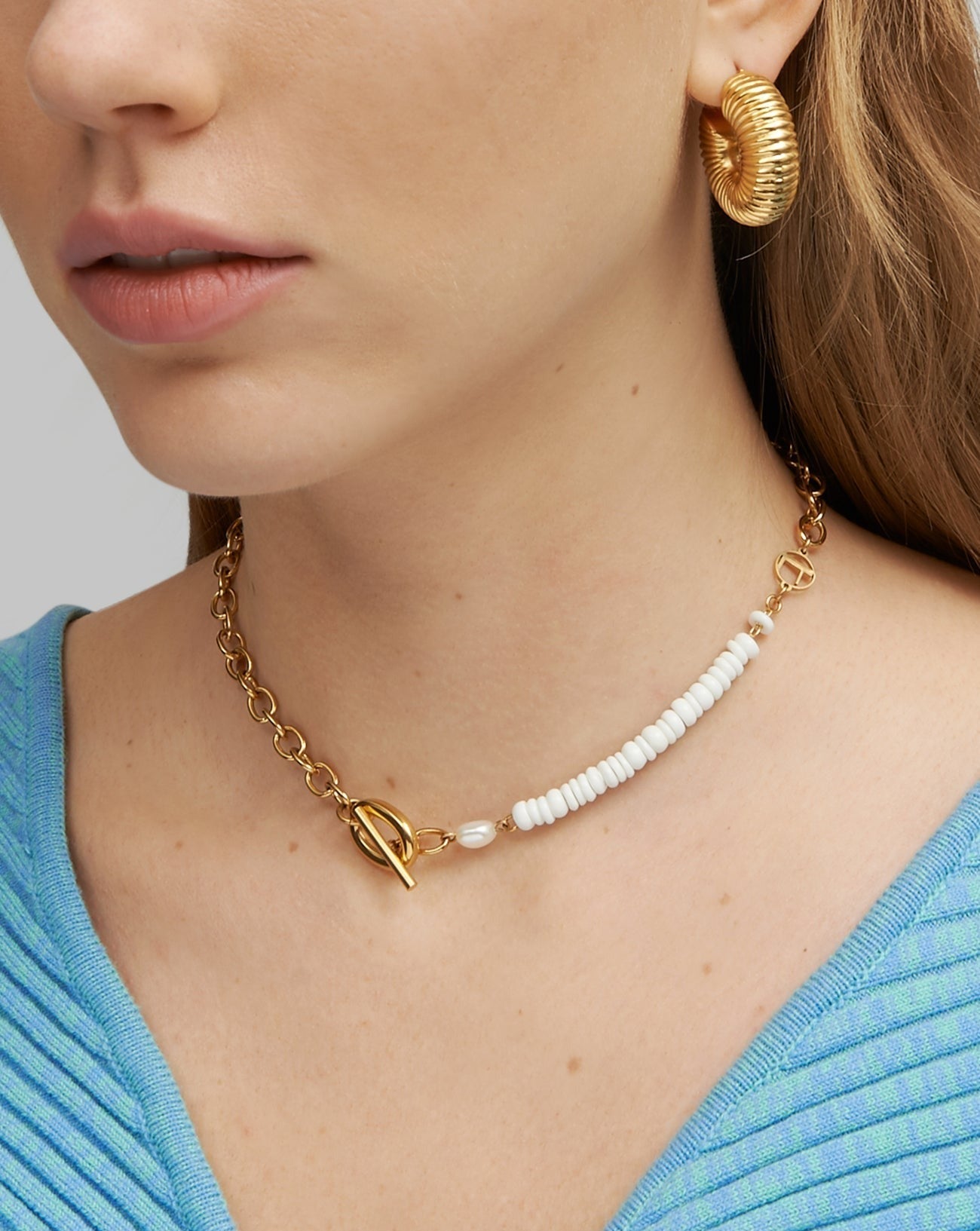 Necklace Ascot Necklace Ivory