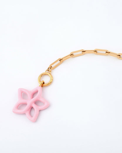 Necklace Plumeria Necklac Pink