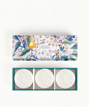 Soap Set 3s0754 Fleur-De-Citronnier