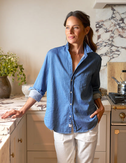Denim Shirt Eileen Famous De Vintage-Stonewashed
