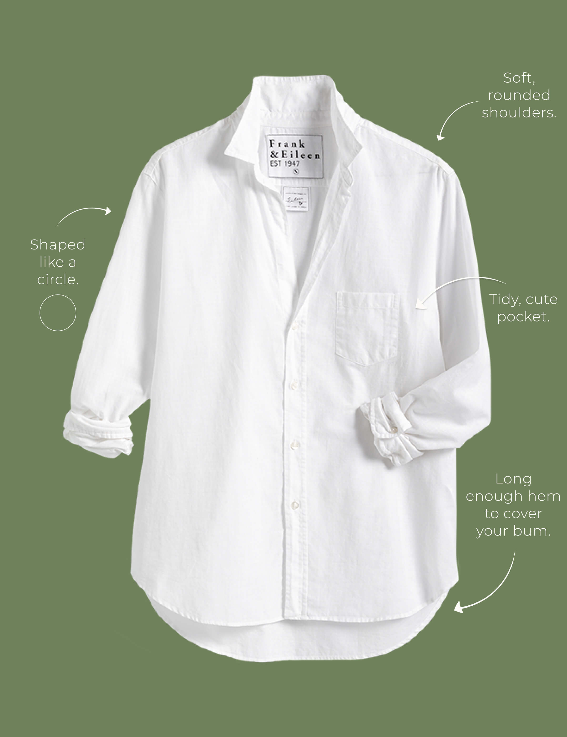Frank＆Eileen EILEEN STONEWASHED SHIRT FRANK_AND_EILEEN-