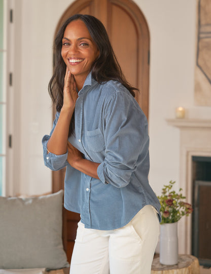 Shirt Eileen It Co Pink-Red-Stripe