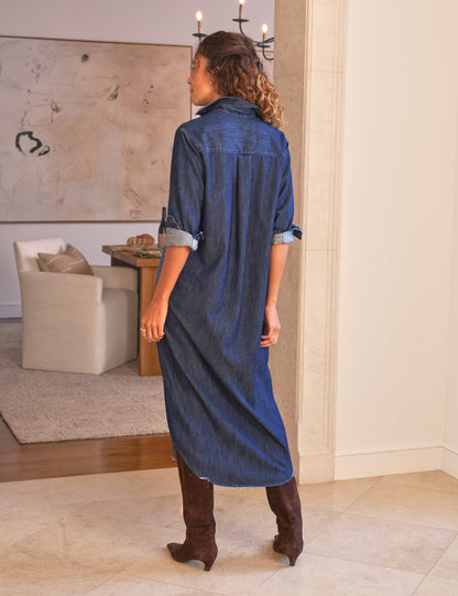 Denim Dress Rory Famous Deni Vintage-Dark-Wash