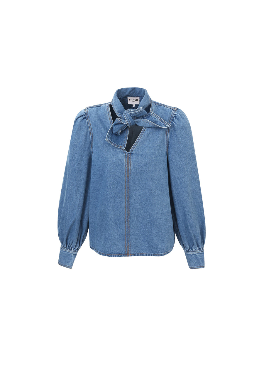 Blouse Chc-24044 Abelone Bleu-Jean