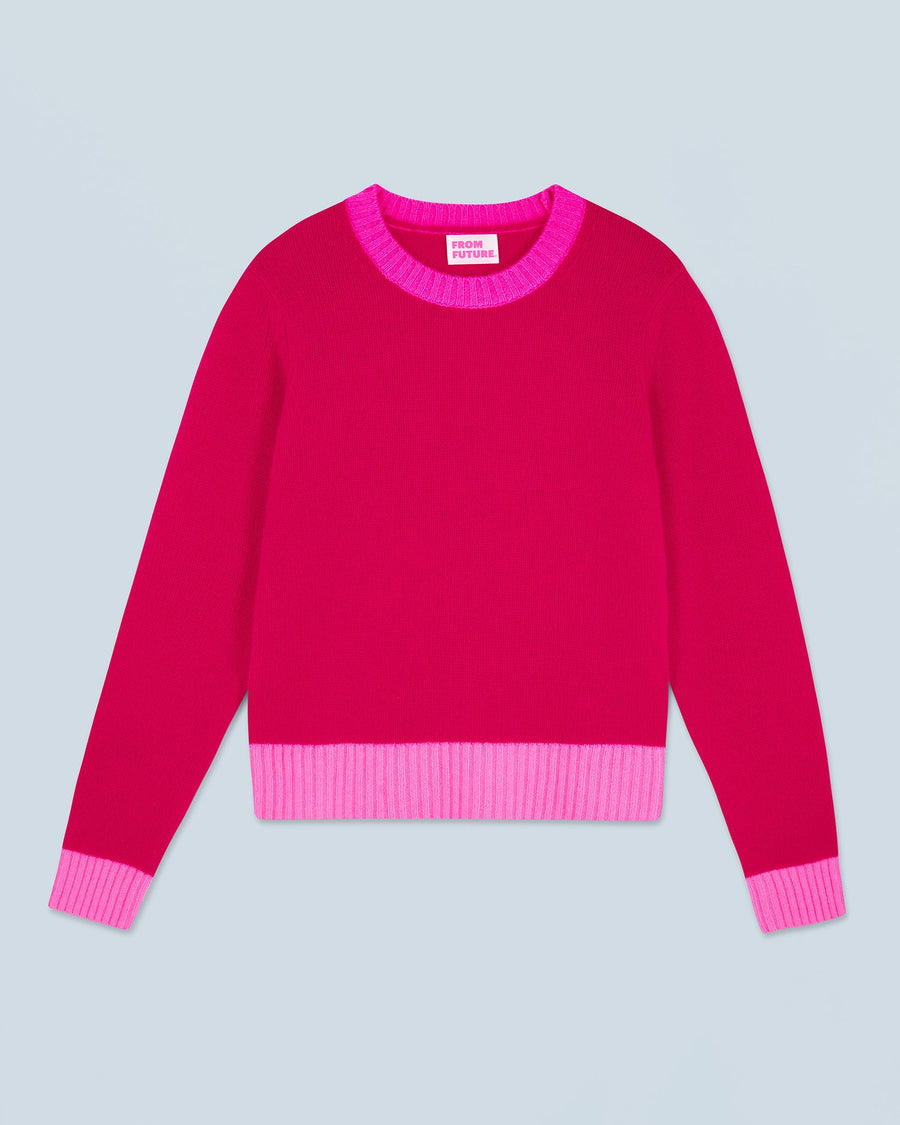 Pullover Crewneck 2401wpr01379 Raspberry-Pink