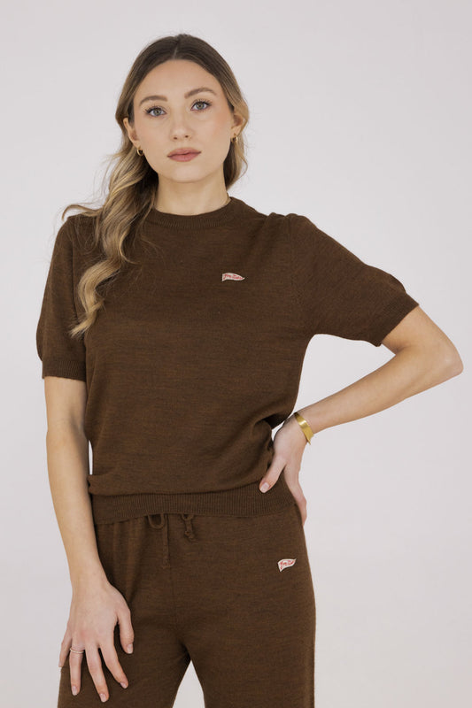 Sweatshirt Knitted Flag Tee Testa-Di-Moro