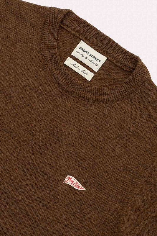 Sweatshirt Knitted Flag Tee Testa-Di-Moro