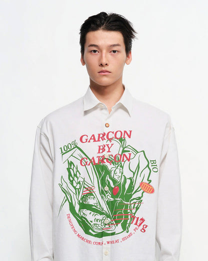 Garcon by Garcon | Dengfeng Farm Print Shirt - White