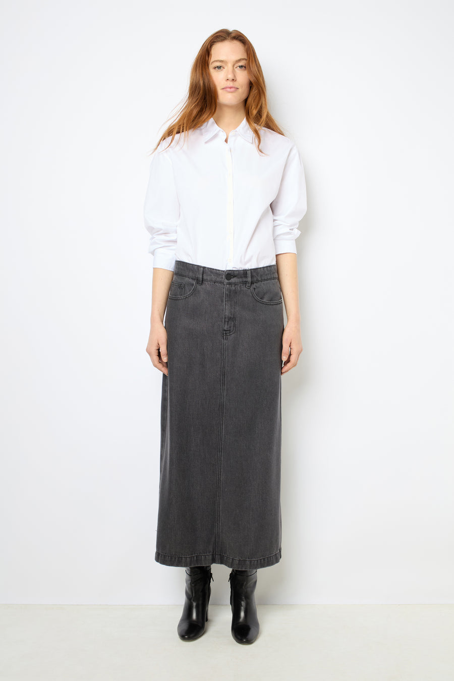 Skirt Cybelia Daj17a112 Charcoal