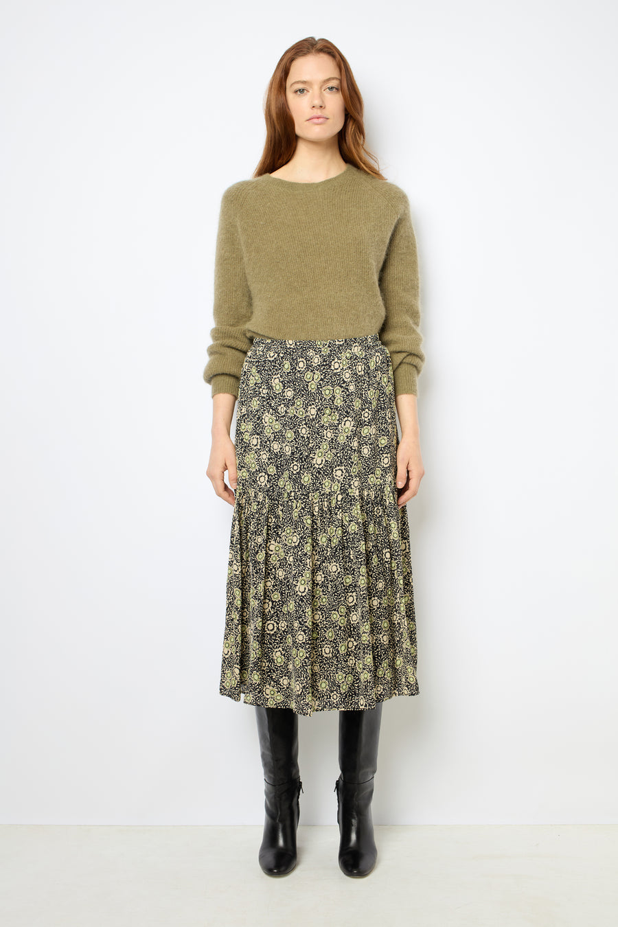 Skirt Damya Daj30a318 Khaki-Green