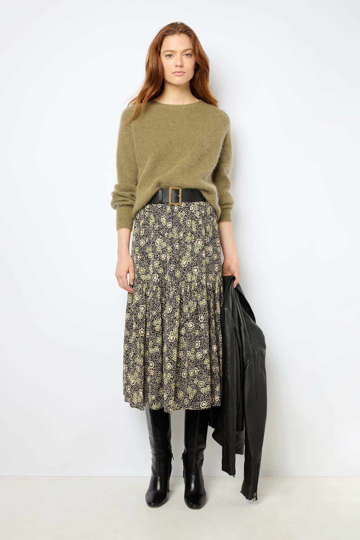 Skirt Damya Daj30a318 Khaki-Green