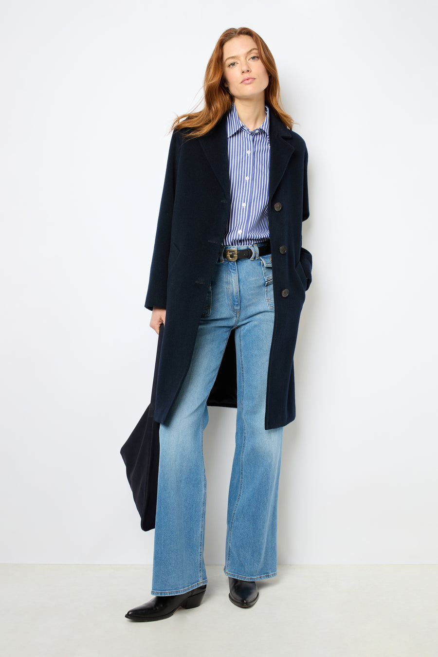 Coat Lathicia Dam08a037 Navy