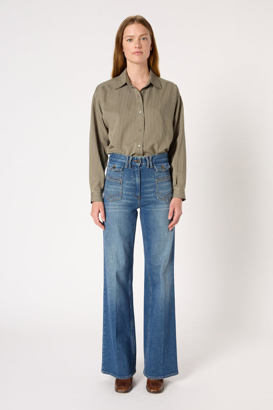 Unisex Jeans 14oz Denim Premium -  Deep Indigo Universe