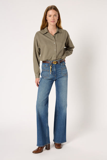 Unisex Jeans 14oz Denim Premium -  Deep Indigo Universe