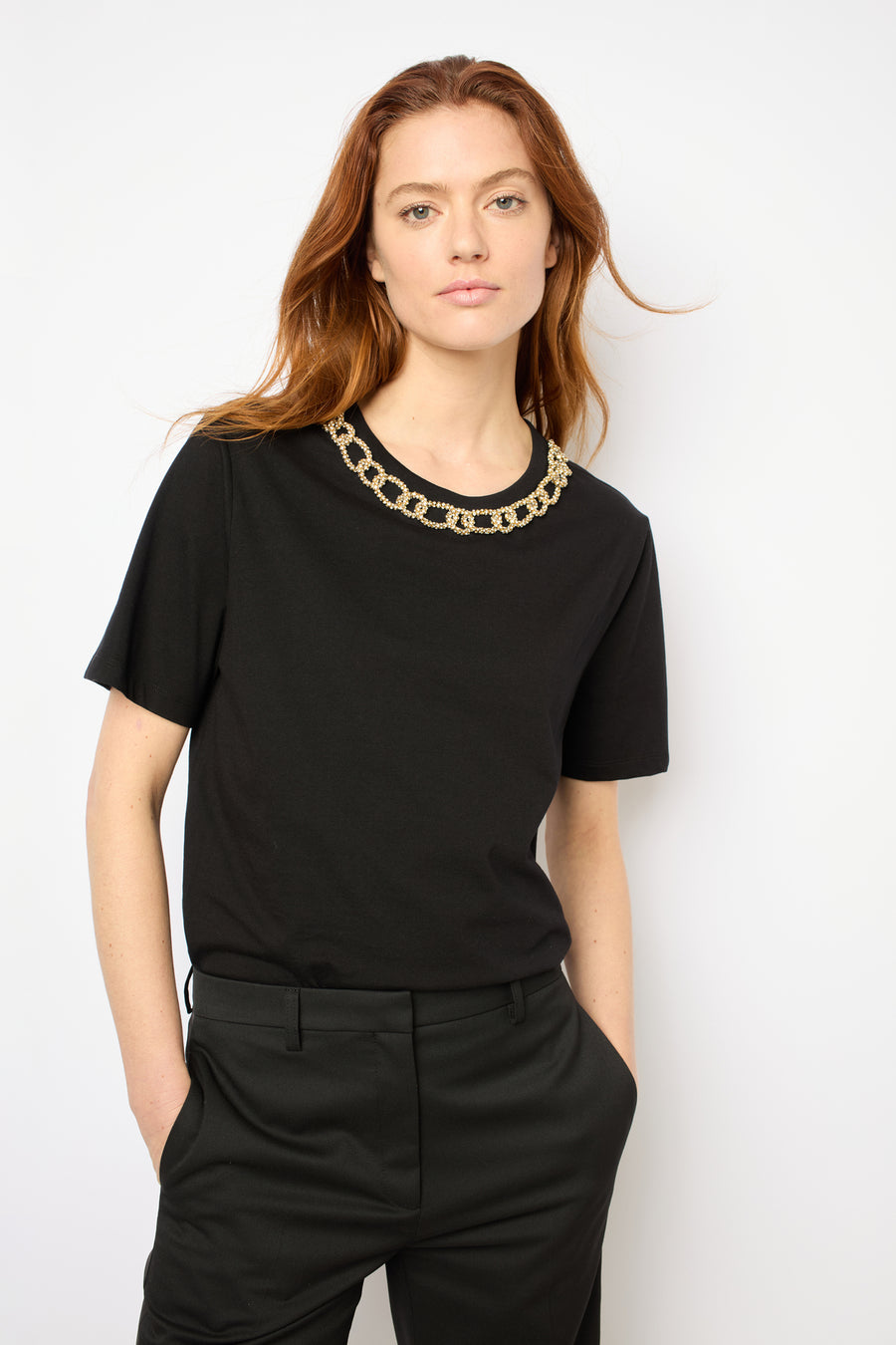 T-shirt Agnes Dat02a201 Black