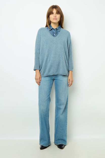 Pullover/vest Dau41a235 Indigo