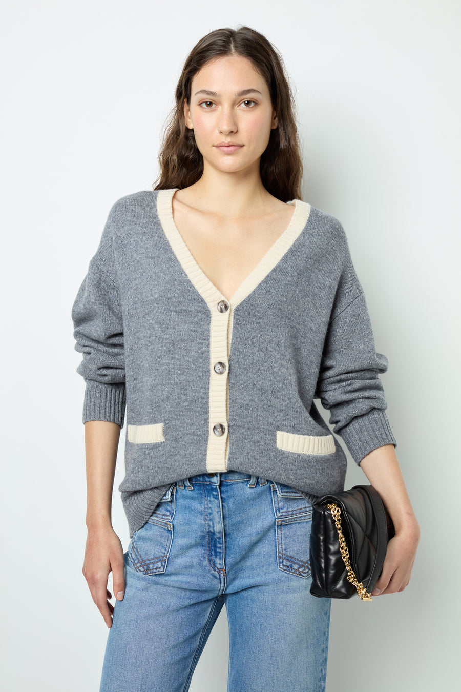 Pullover/vest Jannice Dau90a243 Grey