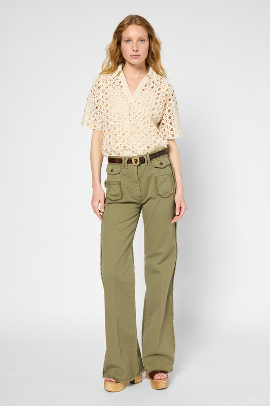 Jean Dbp67b326 Khaki-Green